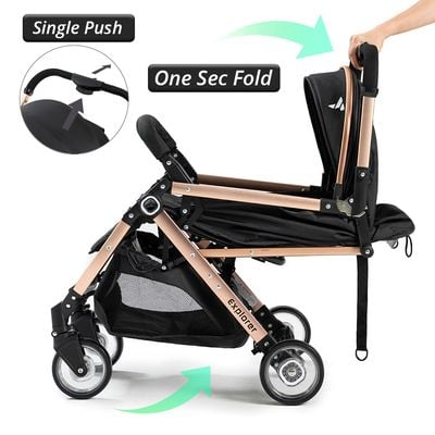 Teknum Explorer Travel Stroller - Black